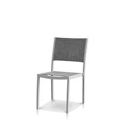 Dining Side Chair Kessler Silver Frame / Slate Sling